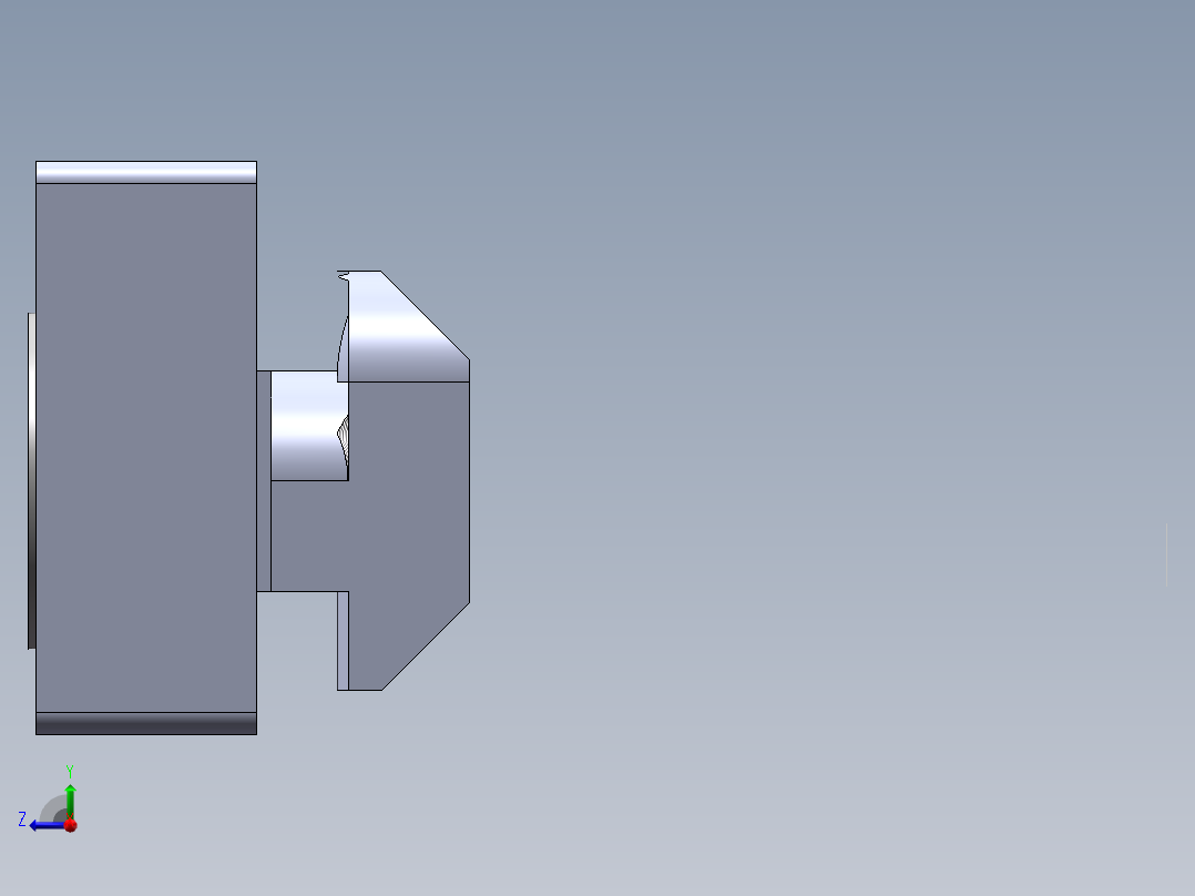 铝型材及其附件8.51.01B.ST-L右视图