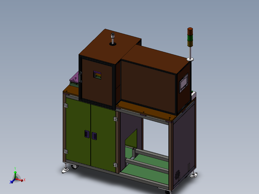 三工位切料根设备 <span style='color: red'>3D</span>模型