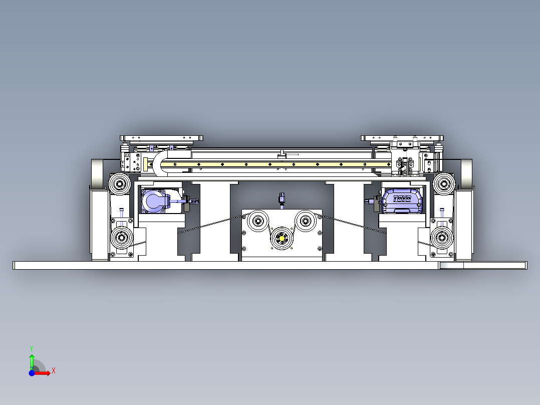 治具环形输送xt前视图