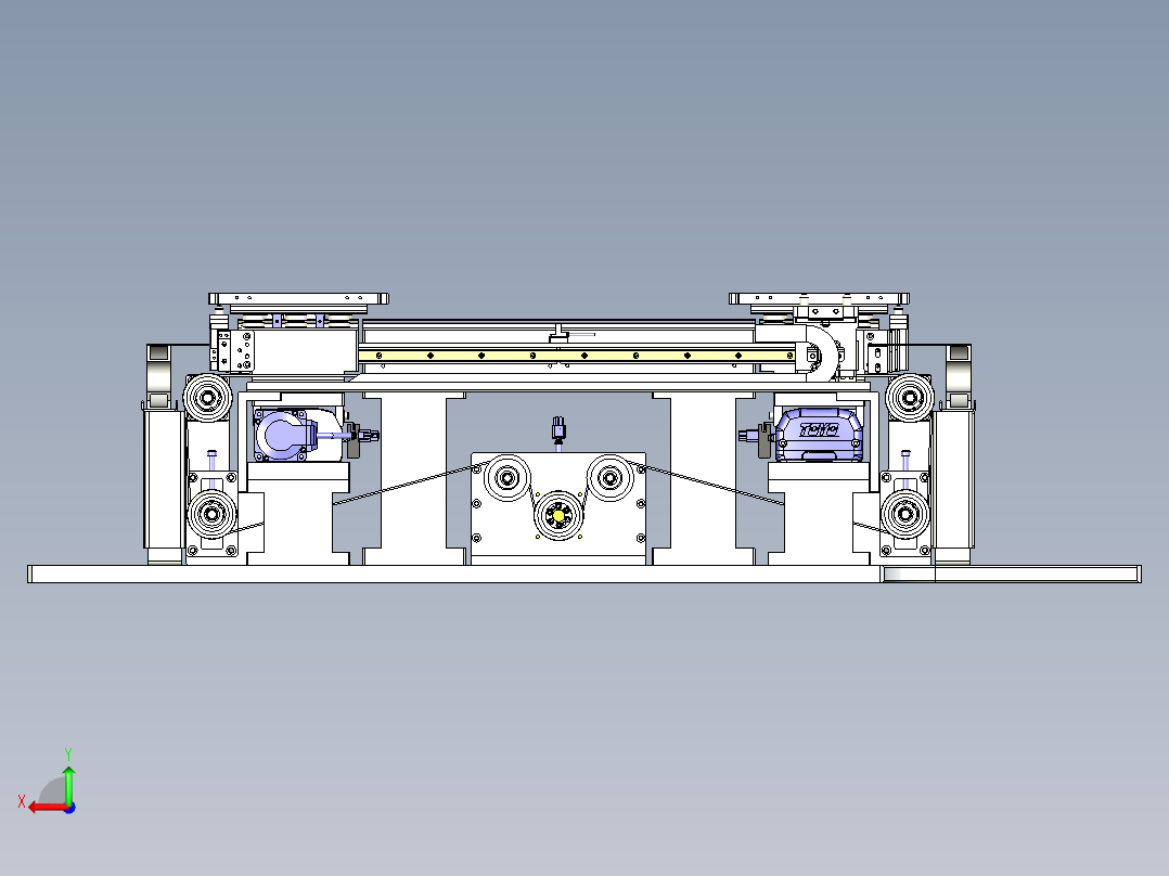 治具环形输送xt后视图