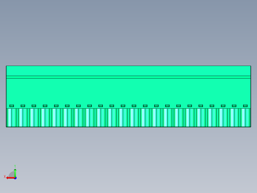 DEGSON 2EDG 系列 5.0mm 可插拔接线端子组-2EDGKC-5.0-22P-14-00AH后视图
