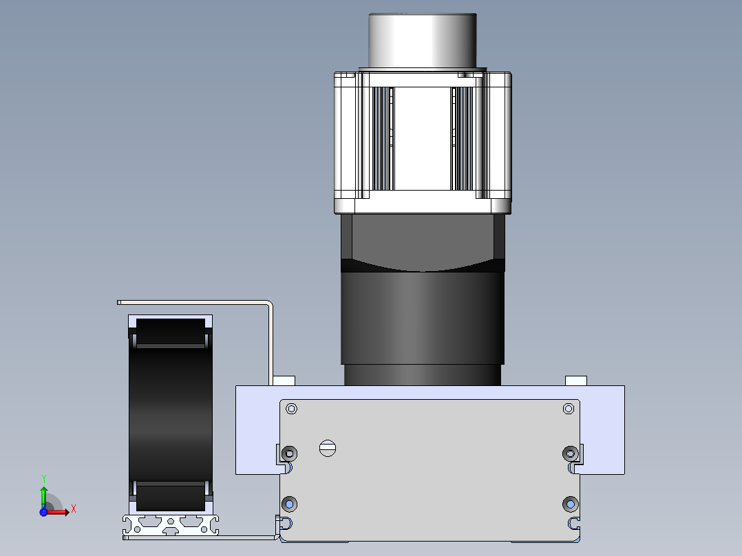 MTM齿轮齿条型MTM22F-BC-1000W前视图