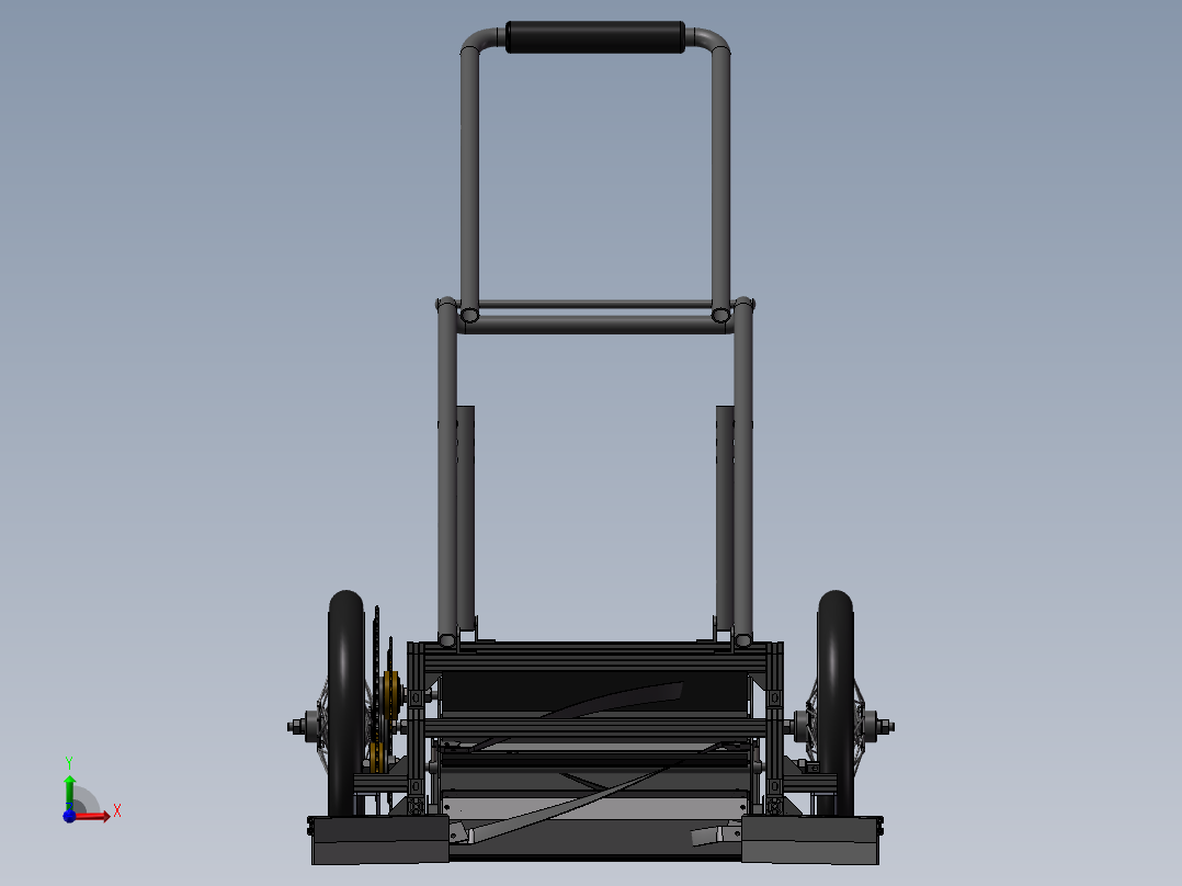 割草机 3D前视图