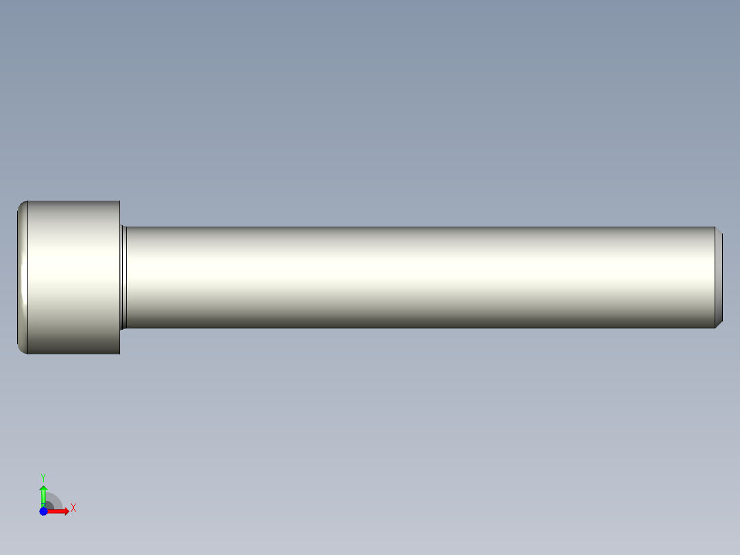 螺钉-DIN_912-M22x130.stp前视图