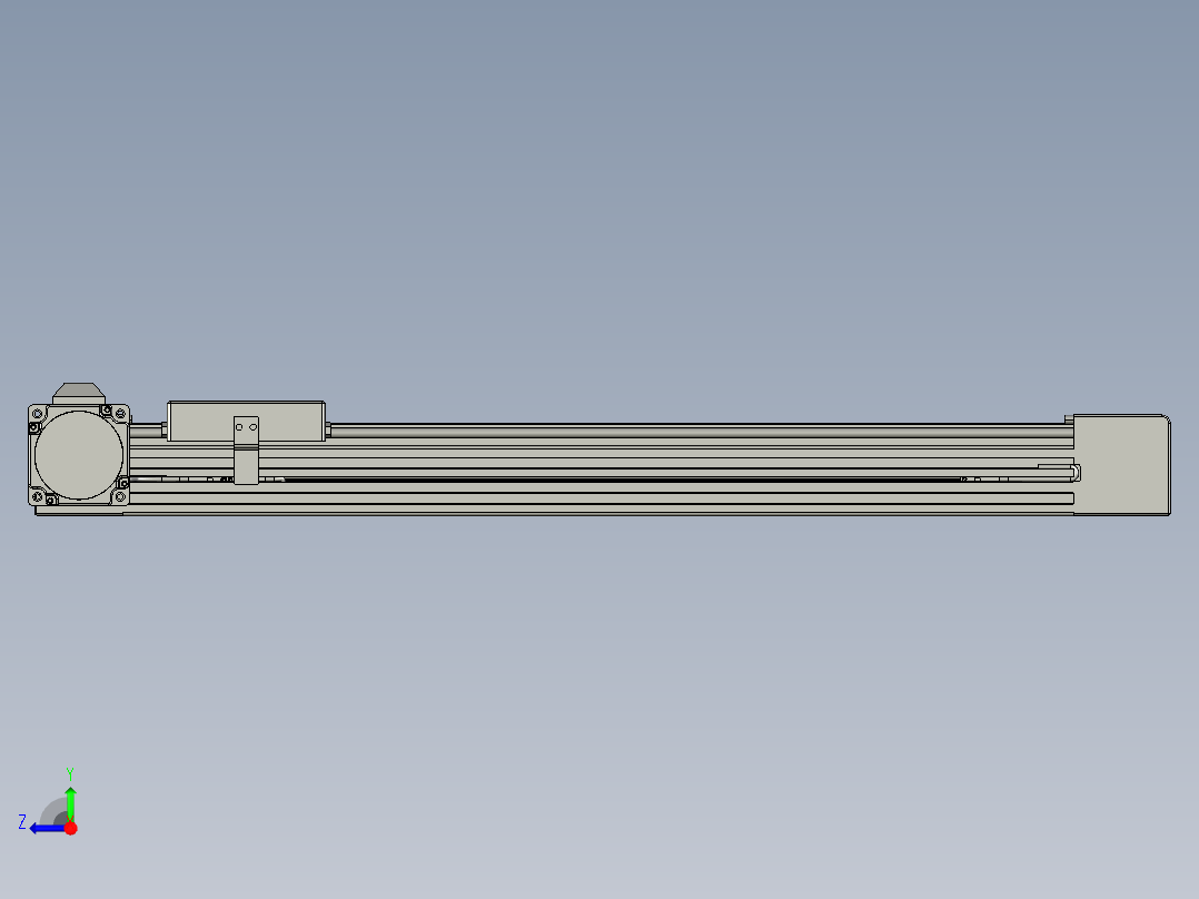威洛博直线电机模组EB4-L80-S400-L-57-MS3右视图