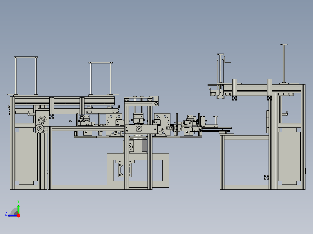 跳绳包装机右视图