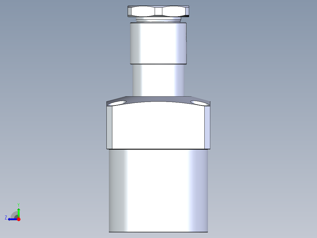 KOSMEKLHA1050-CL多系列多零件图纸模型右视图