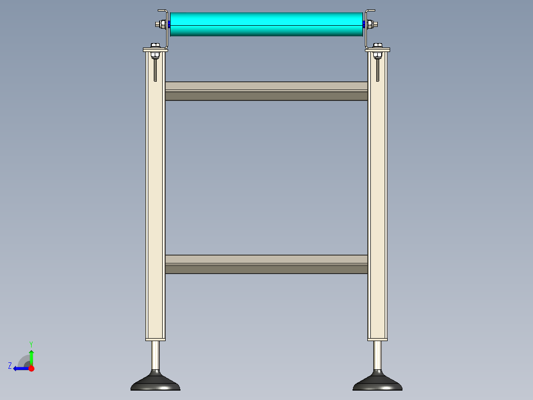 滚筒输送机 (33)右视图