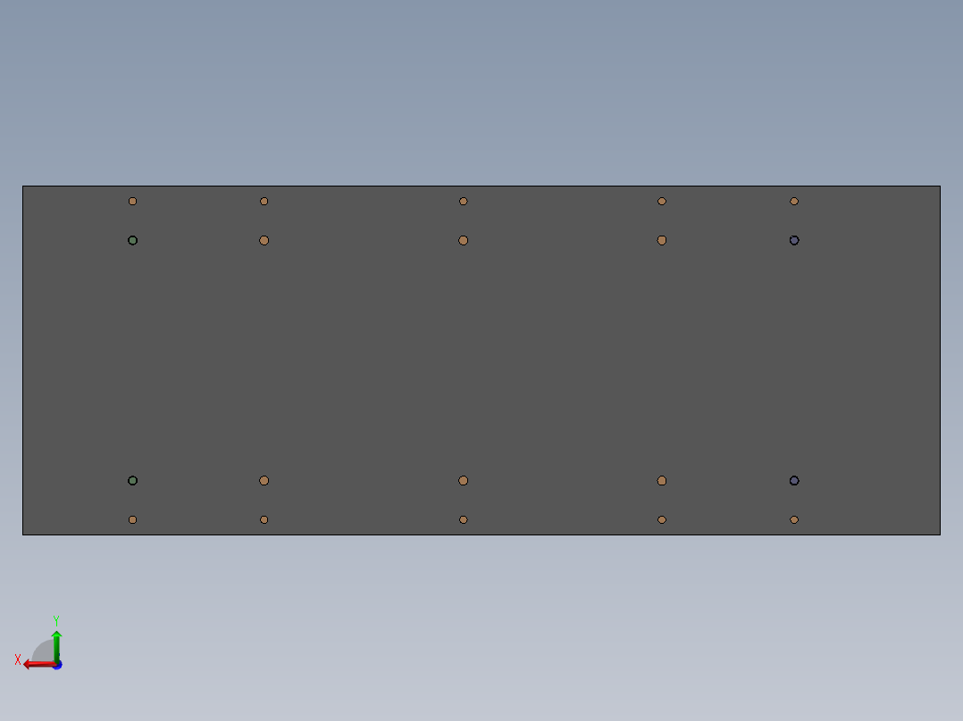 四款外管局部喷砂治具后视图