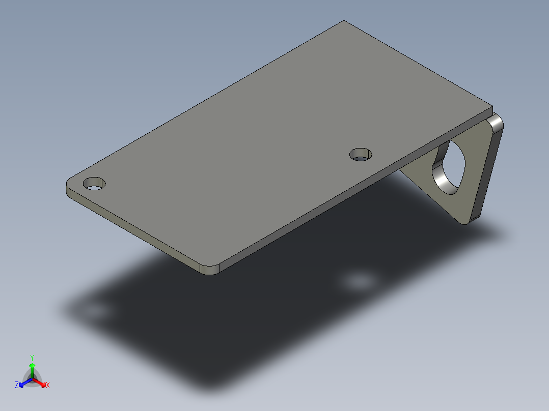 基恩士BL-600bracket_1_kc图纸模型