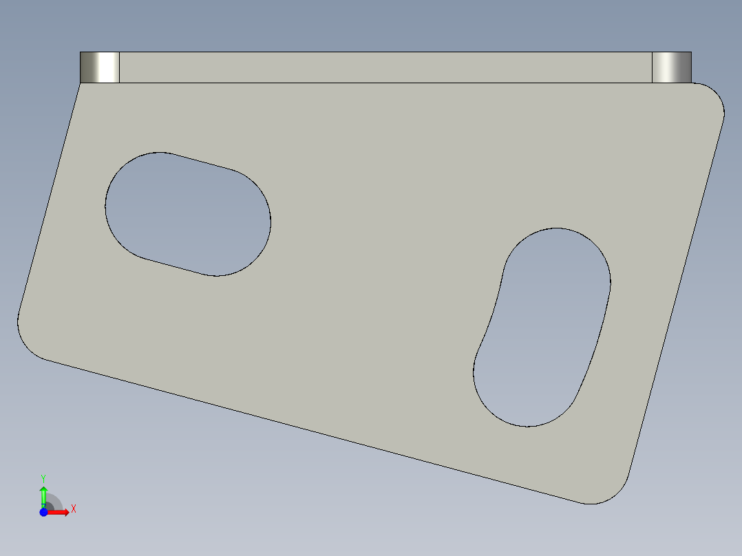 基恩士BL-600bracket_1_kc图纸模型前视图
