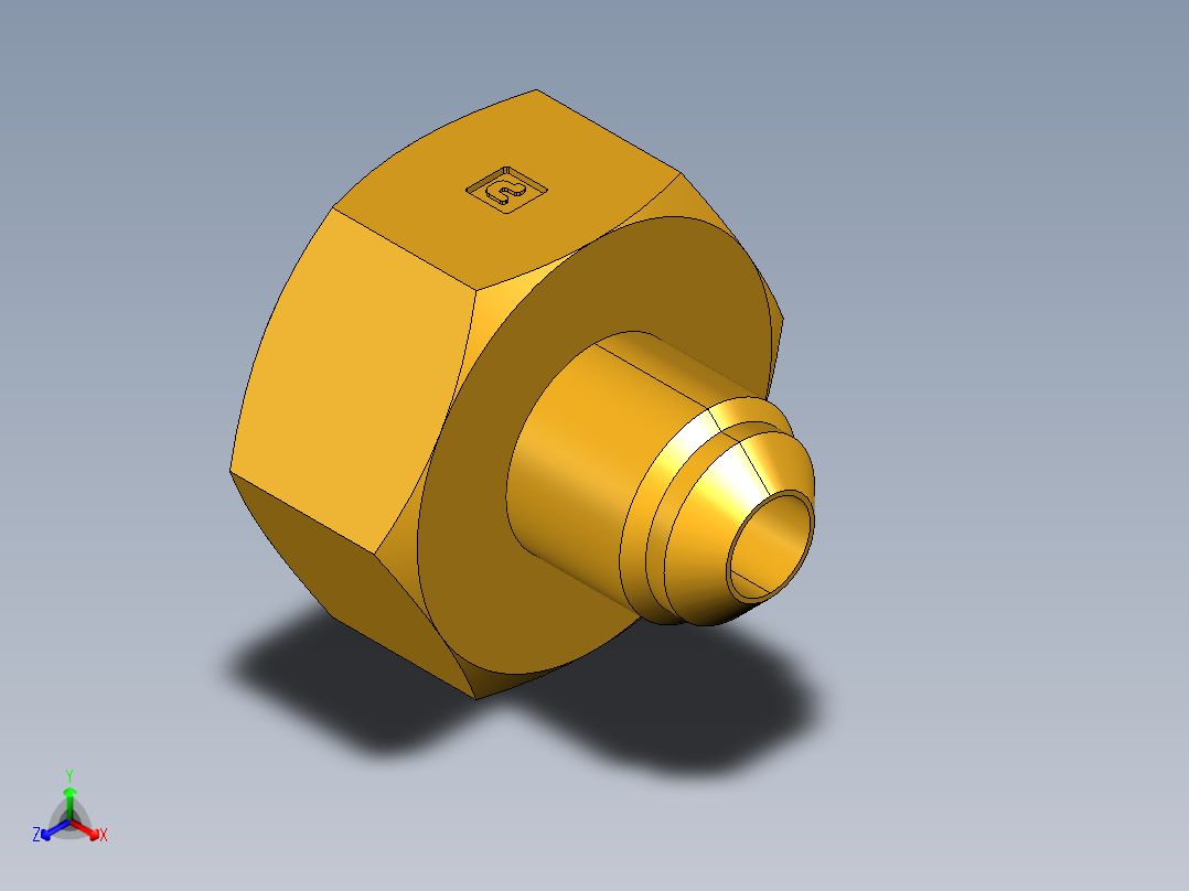 扩口式工业通用硬管接头Refrigerant Drum a Aapter 1F-6-12