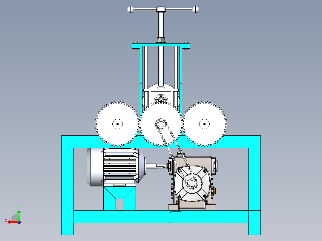 轧管机igs后视图