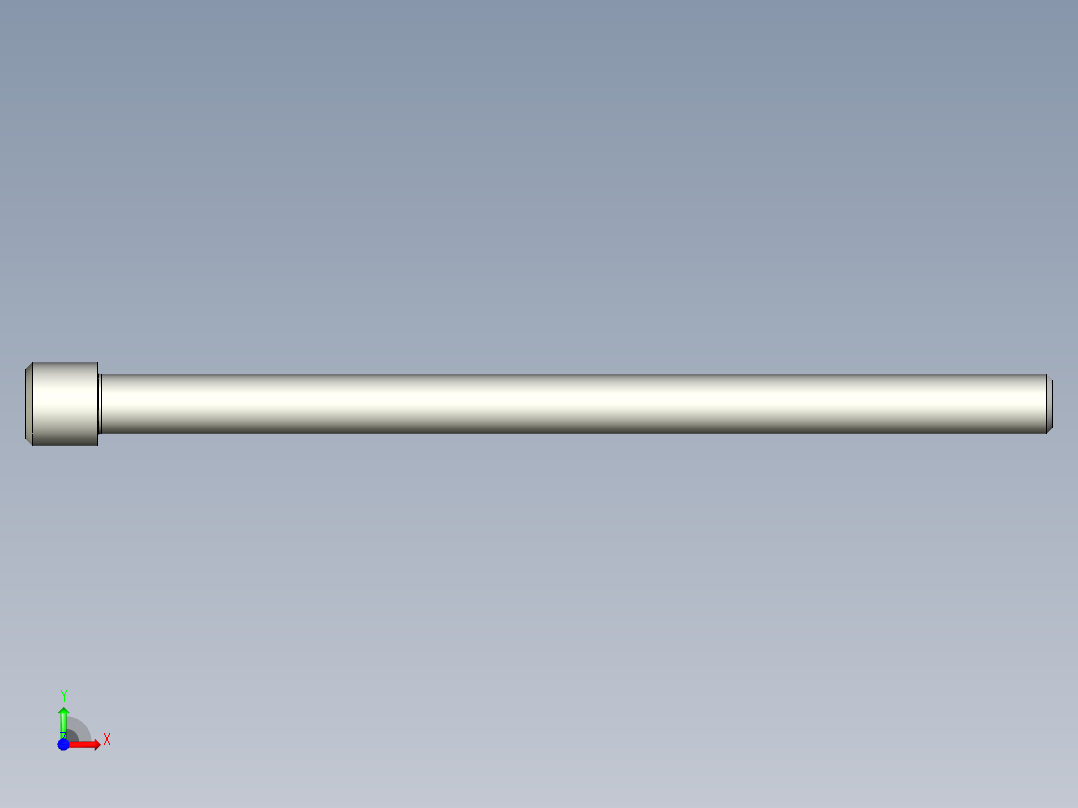 螺钉-Hexalobular_socket_screw-M5-80-30-6-7-4.9-C0.56.stp前视图