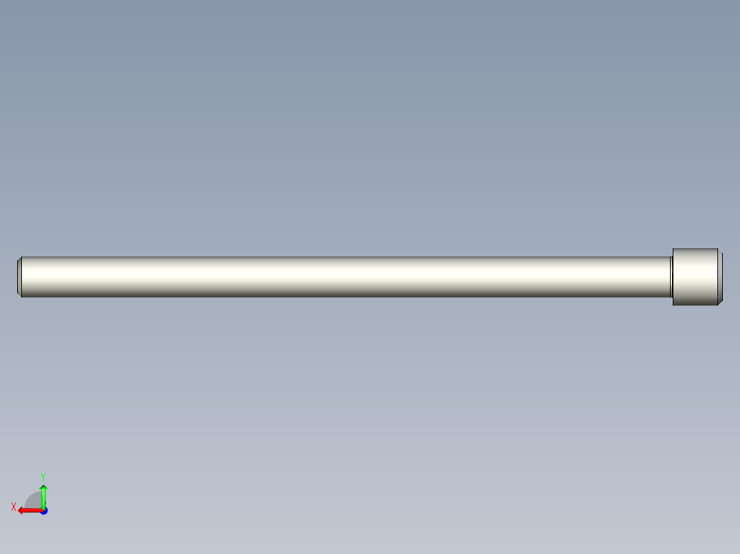 螺钉-Hexalobular_socket_screw-M5-80-30-6-7-4.9-C0.56.stp后视图