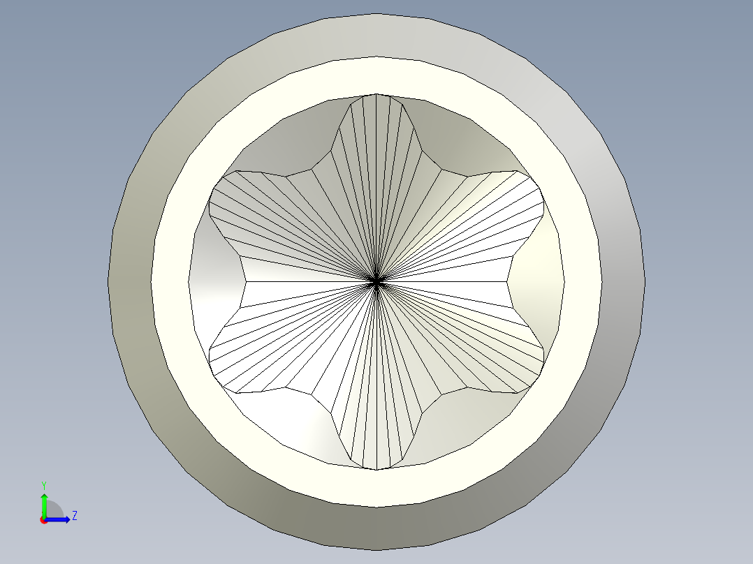 螺钉-Hexalobular_socket_screw-M5-80-30-6-7-4.9-C0.56.stp左视图