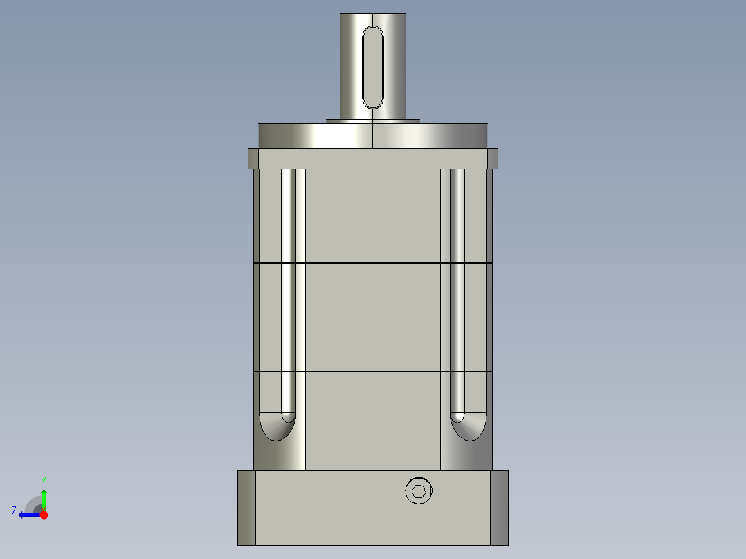 斜齿PGH115-L2 19-110-145-M8 输出32-110-145.STEP右视图