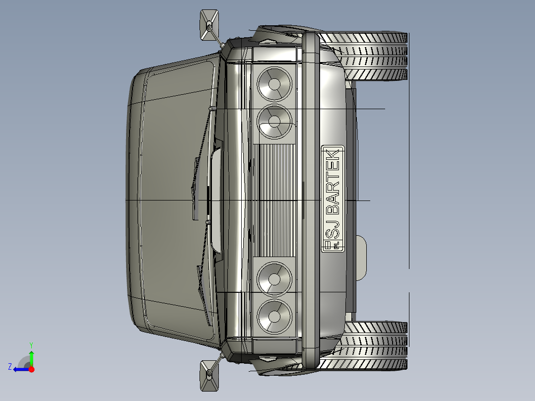 汽车车身 (44)右视图