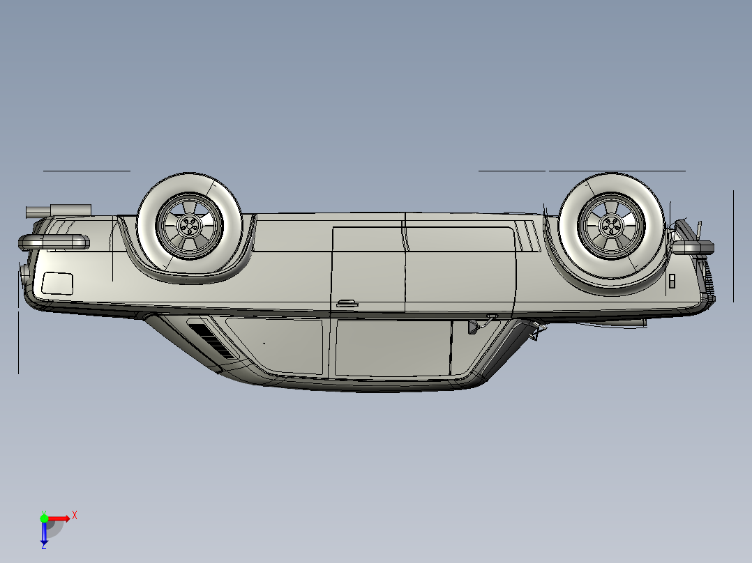 汽车车身 (44)俯视图