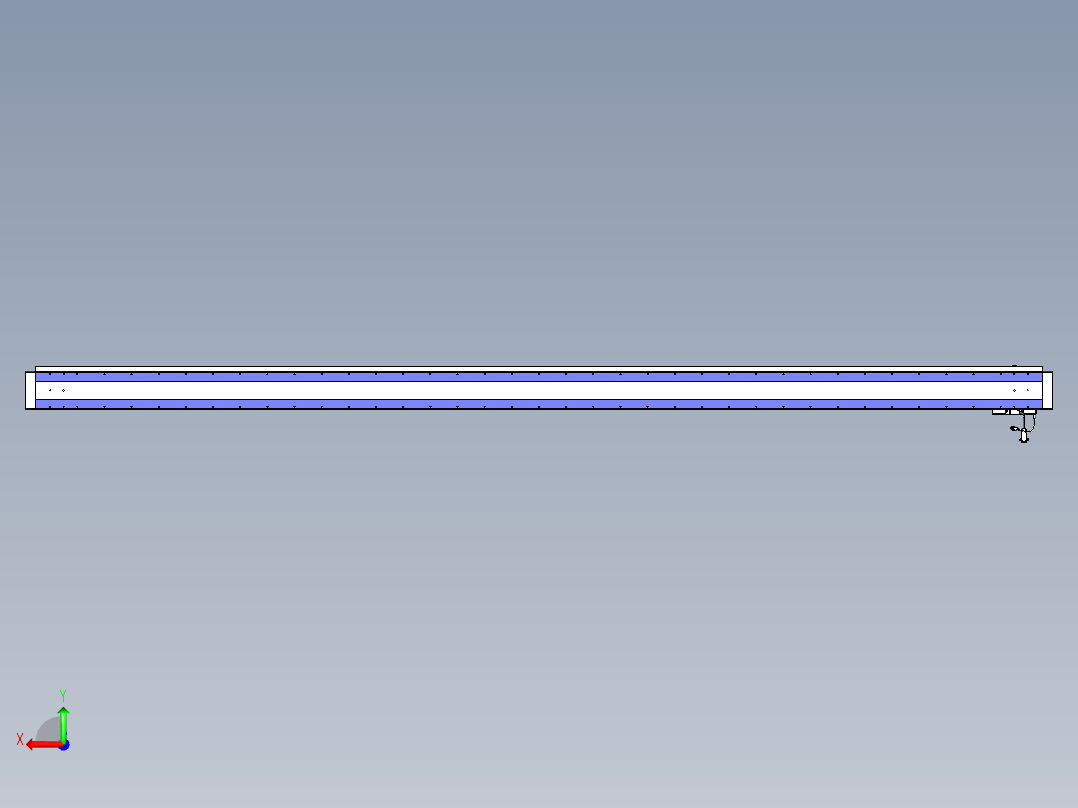 威洛博VL系列直线电机模组-VL14S2-S3500后视图