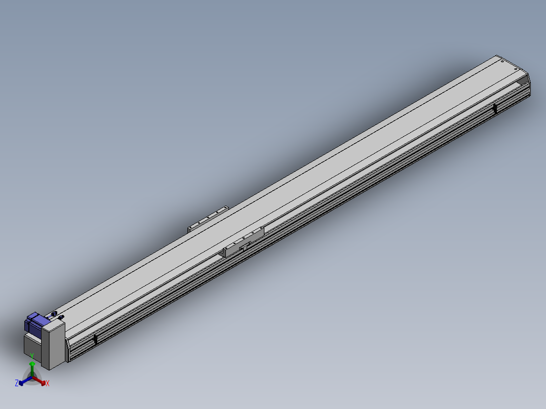 精密模组MT220-L150-2400-RU-M75-C4正等轴测图