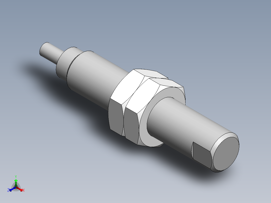 油压缓冲器 RJ0806H_0_ SMC正等轴测图