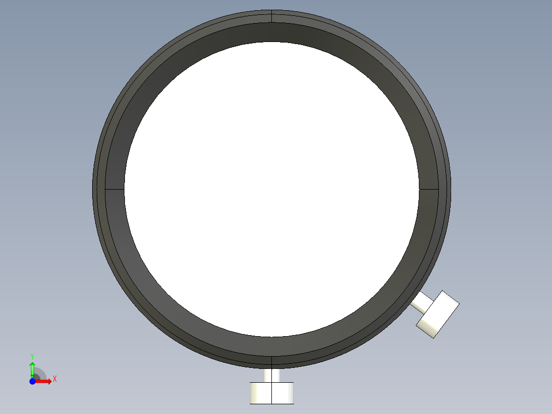 基恩士CV-L6_kc图纸模型前视图