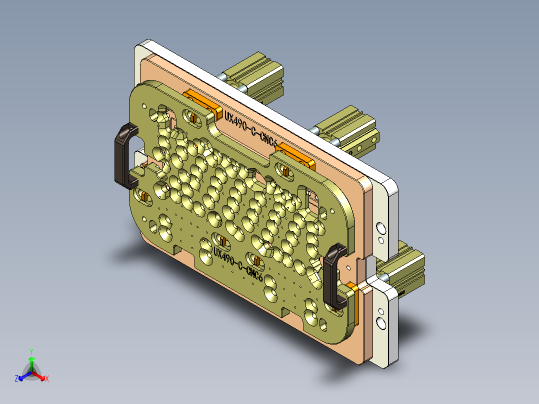 UX490-C-CNC6-1121正等轴测图