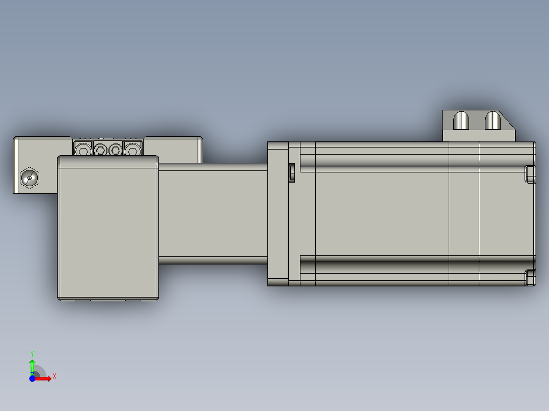 威洛博直线电机模组EB4-L80-S600-L-57-MS3前视图