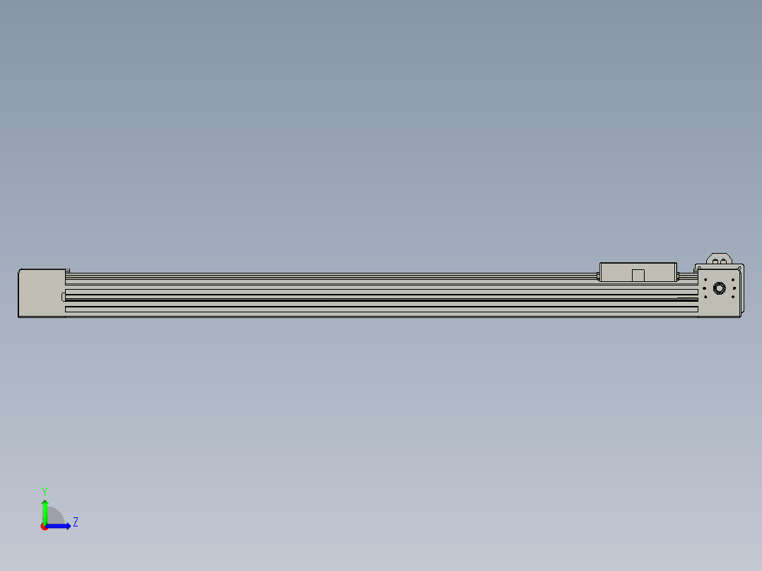 威洛博直线电机模组EB4-L80-S600-L-57-MS3左视图