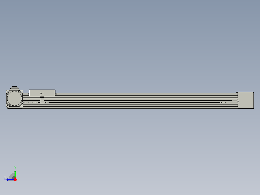 威洛博直线电机模组EB4-L80-S600-L-57-MS3右视图