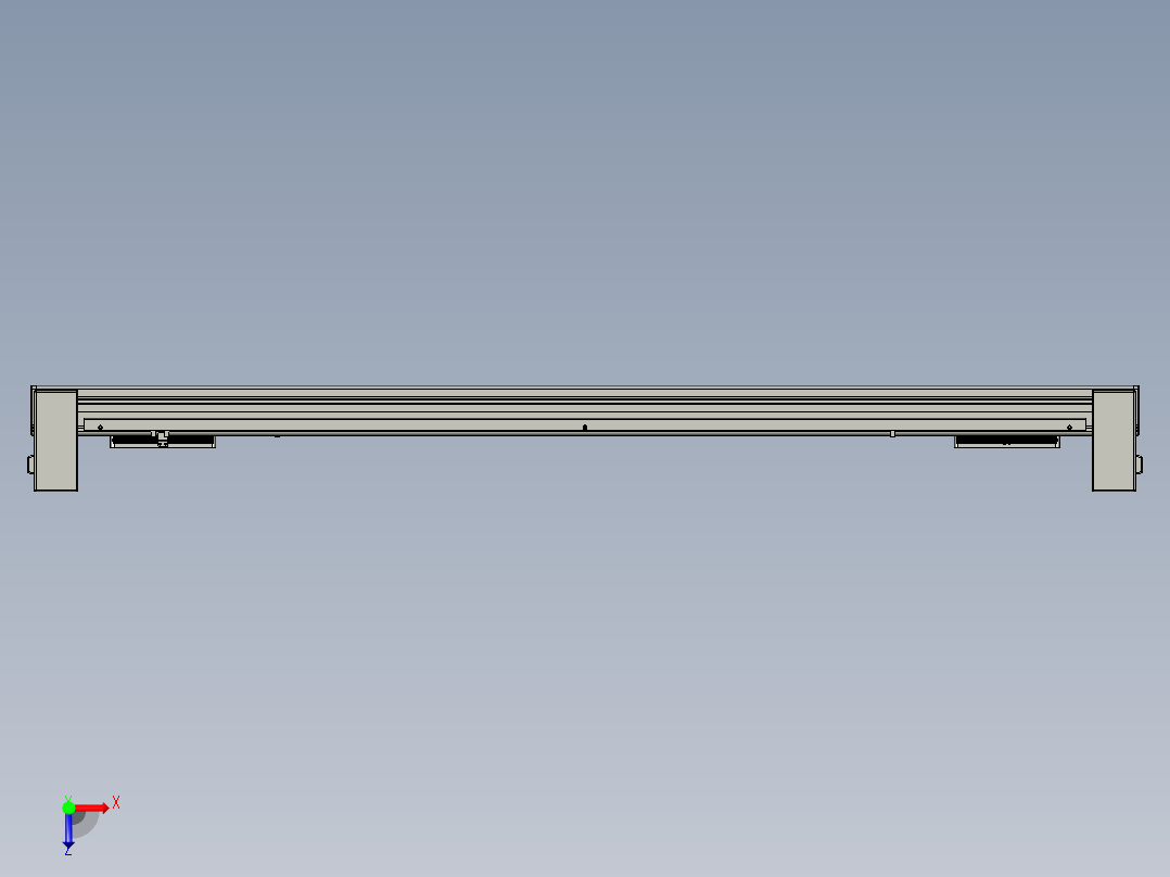 威洛博双电机滑台-VBC14S2-L50-S1100-BU-P40-C6俯视图