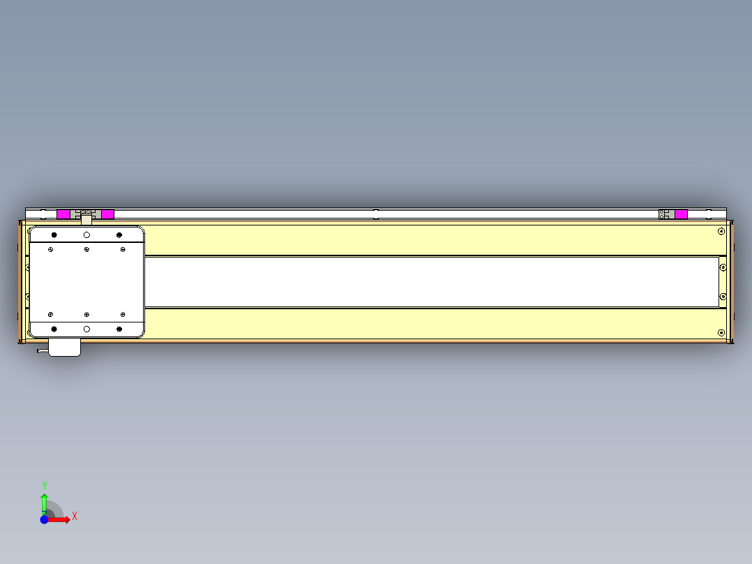 威洛博LC系列3d模型模组LC17E1Y-S800前视图