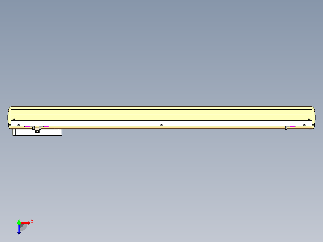 威洛博LC系列3d模型模组LC17E1Y-S800俯视图