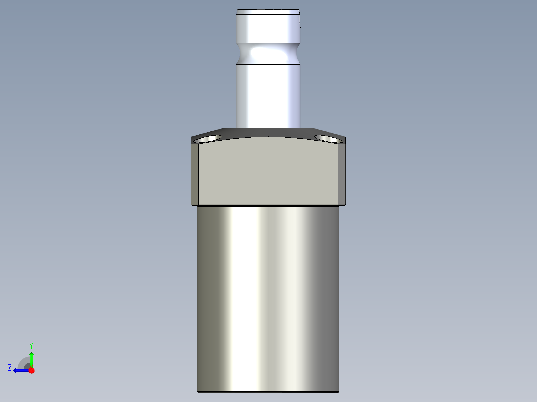 KOSMEKLHS0550-GR-F多系列多零件图纸模型右视图