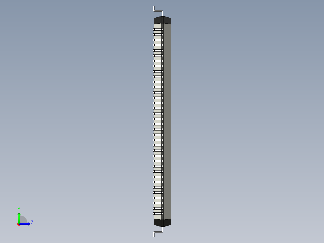 元器件3D封装LQFP144_FPT-144P-M0887左视图