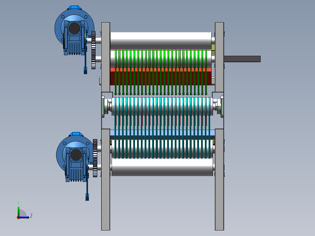 烧烤烙印机sw15可编辑左视图