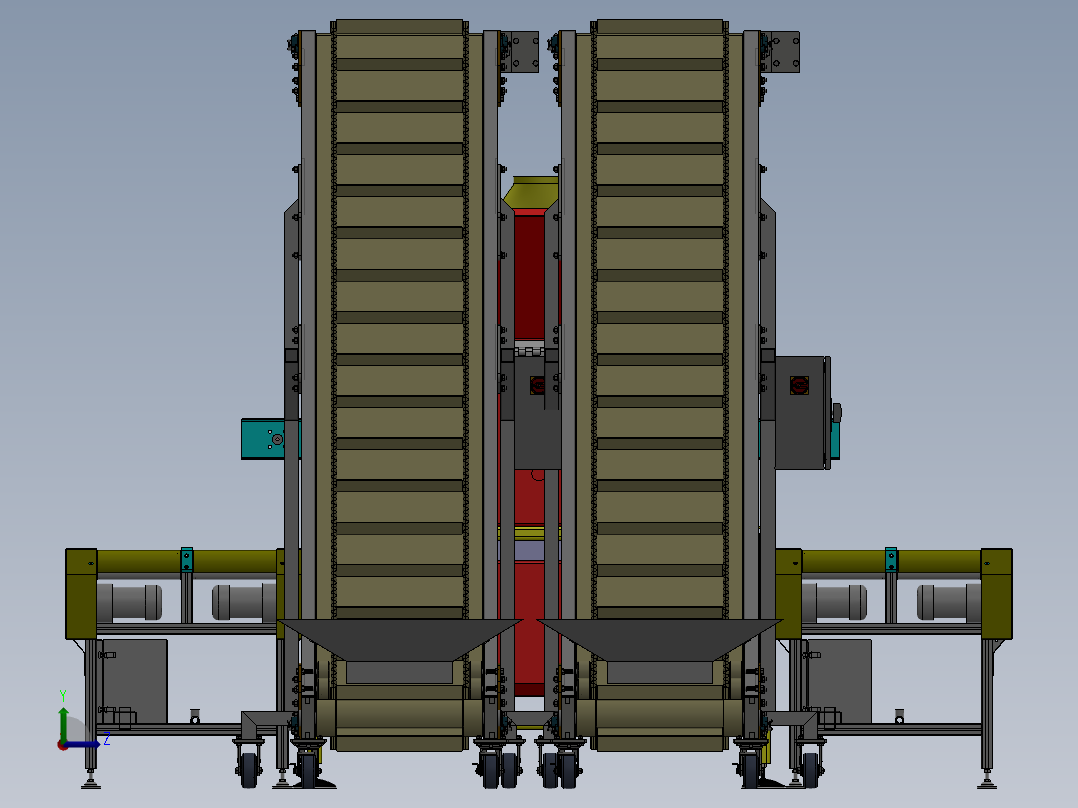 耐克皮衣自动整形平烫生产线sw17可编辑左视图