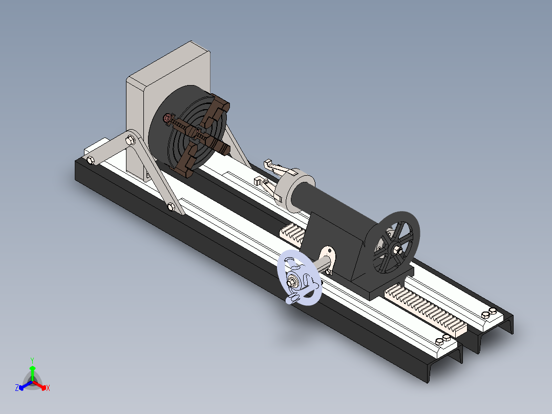 滚动轴承拆卸工具3D图纸 Solidworks设计正等轴测图