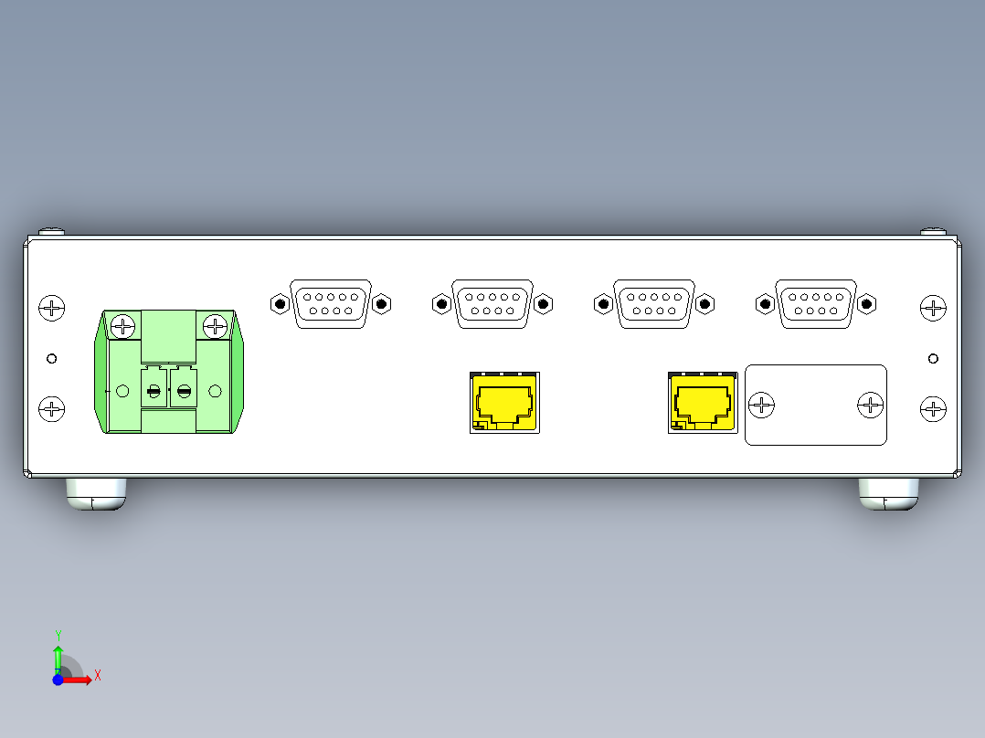 爱普生EPSON机器人力传感器-FS1_rev1前视图
