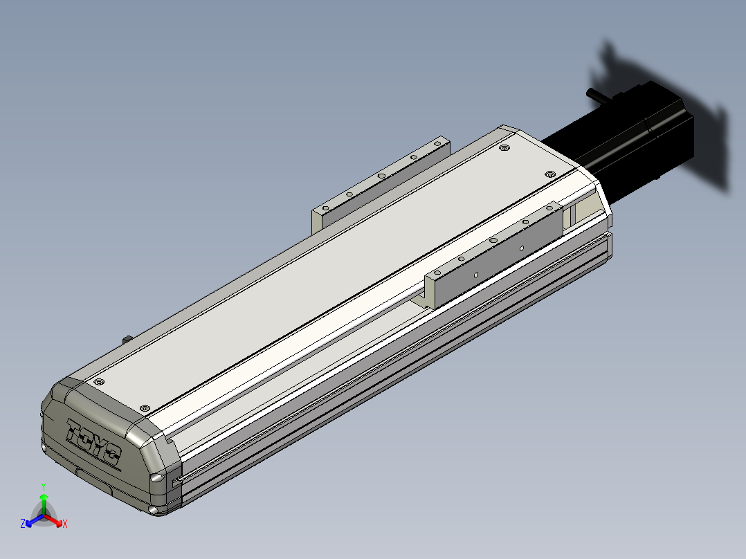 Toyo东佑达直线模组-ETH14-250-BC-200W+煞車正等轴测图