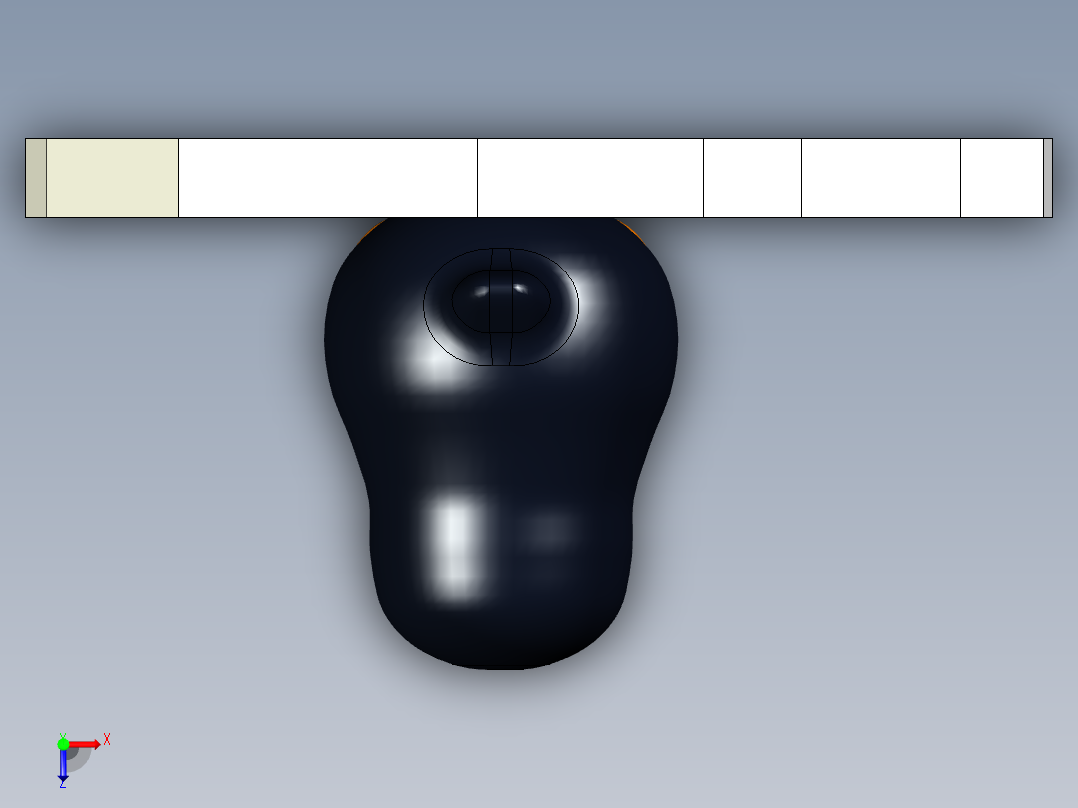 冰面上的企鹅俯视图