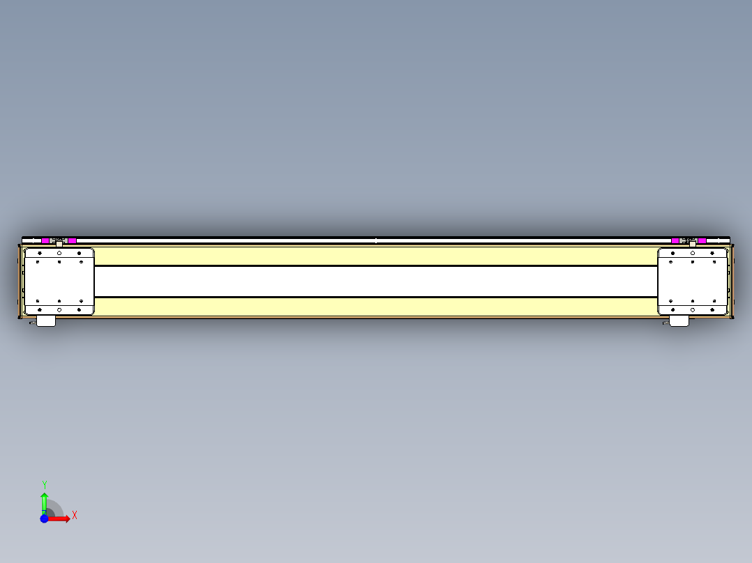 威洛博LC系列3d模型模组2LC17E1Y-S1250前视图