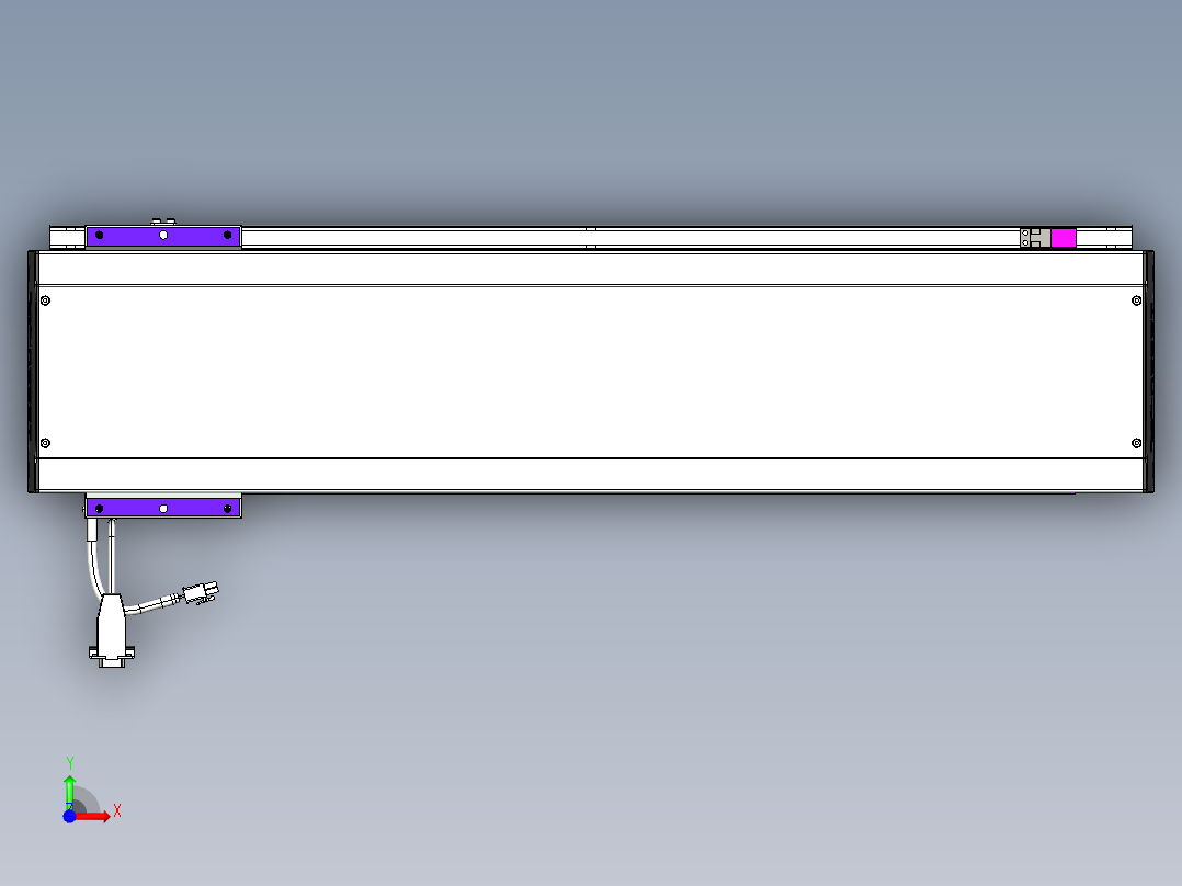 威洛博VL系列3d模型模组VL17E1Y-S600前视图
