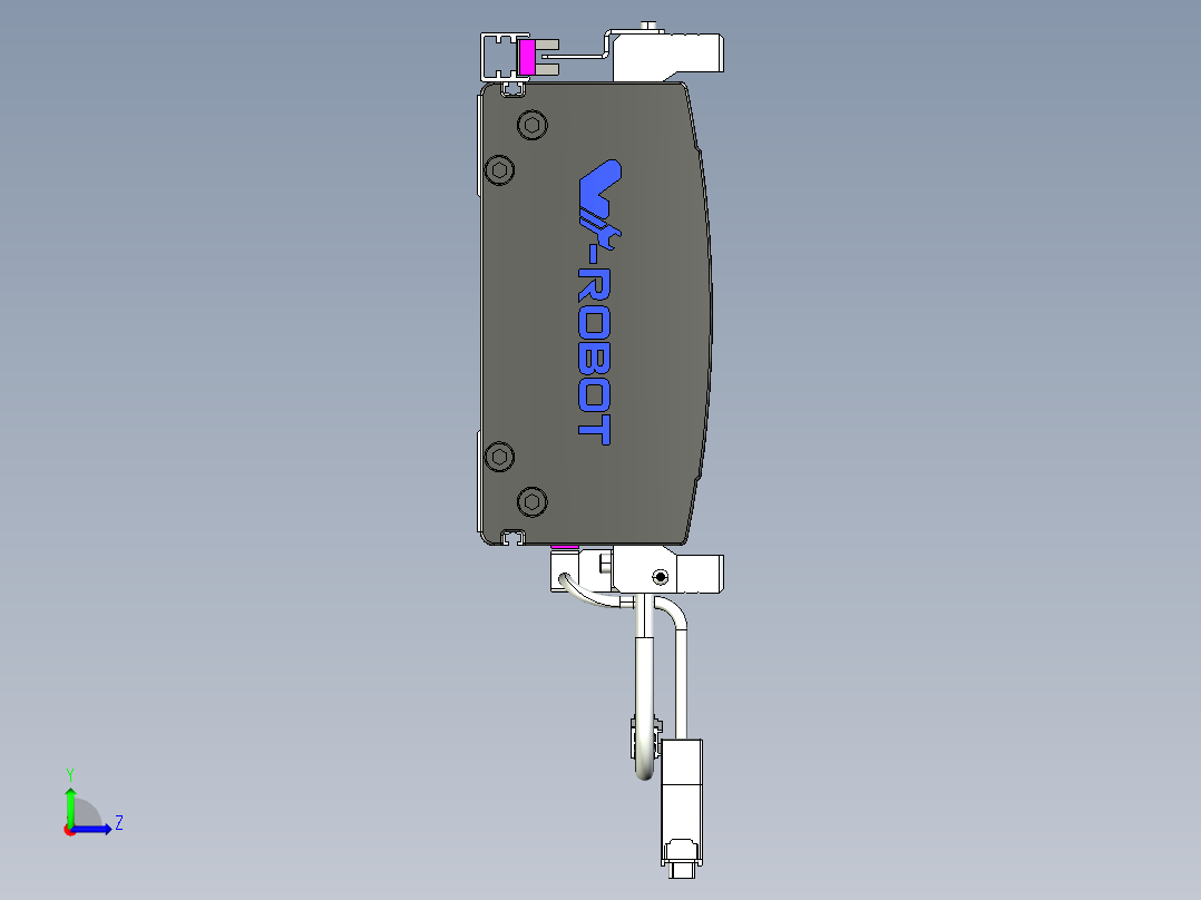威洛博VL系列3d模型模组VL17E1Y-S600左视图