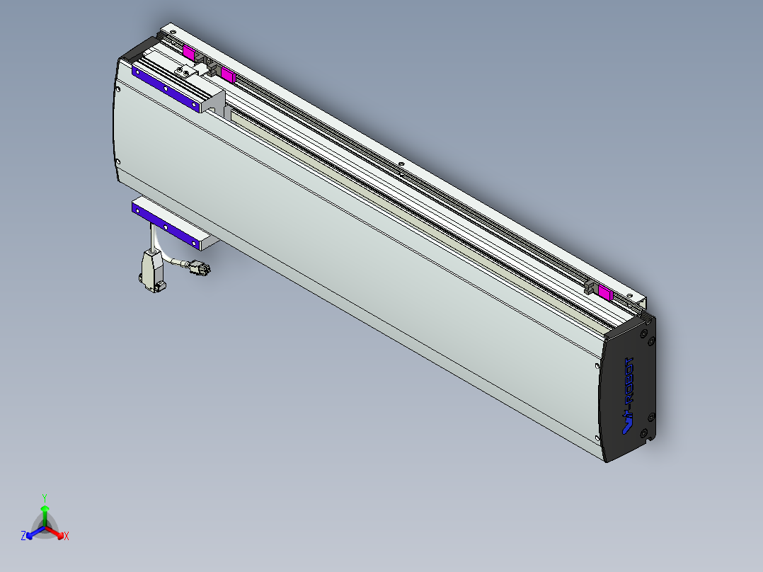 威洛博VL系列3d模型模组VL17E1Y-S600正等轴测图