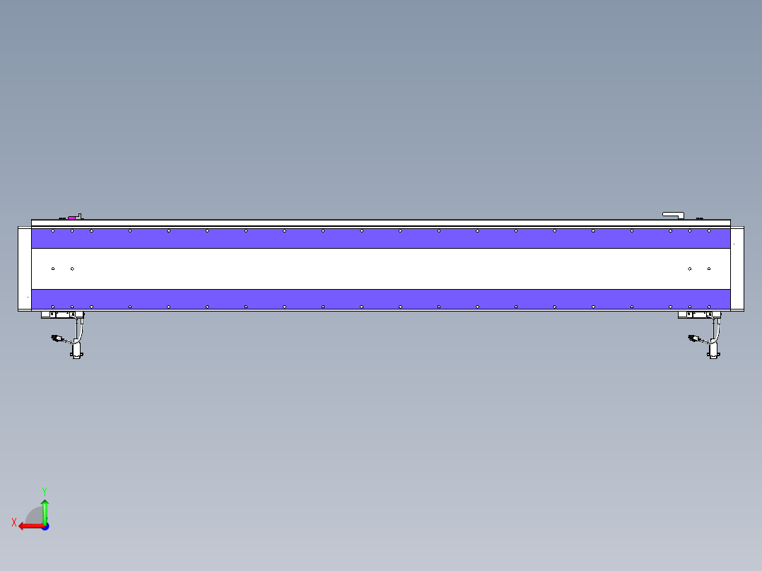 威洛博VL系列直线电机模组-2VL22H1-S1500后视图