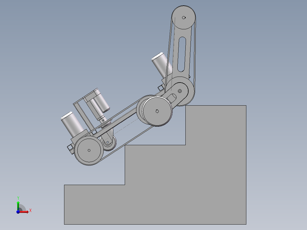 巡检机器人前视图