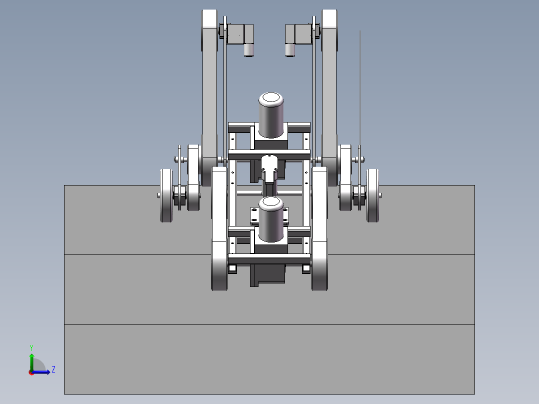 巡检机器人左视图