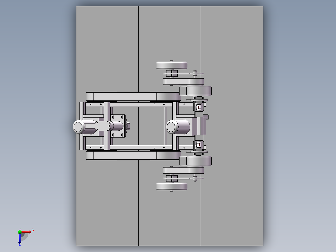 巡检机器人俯视图